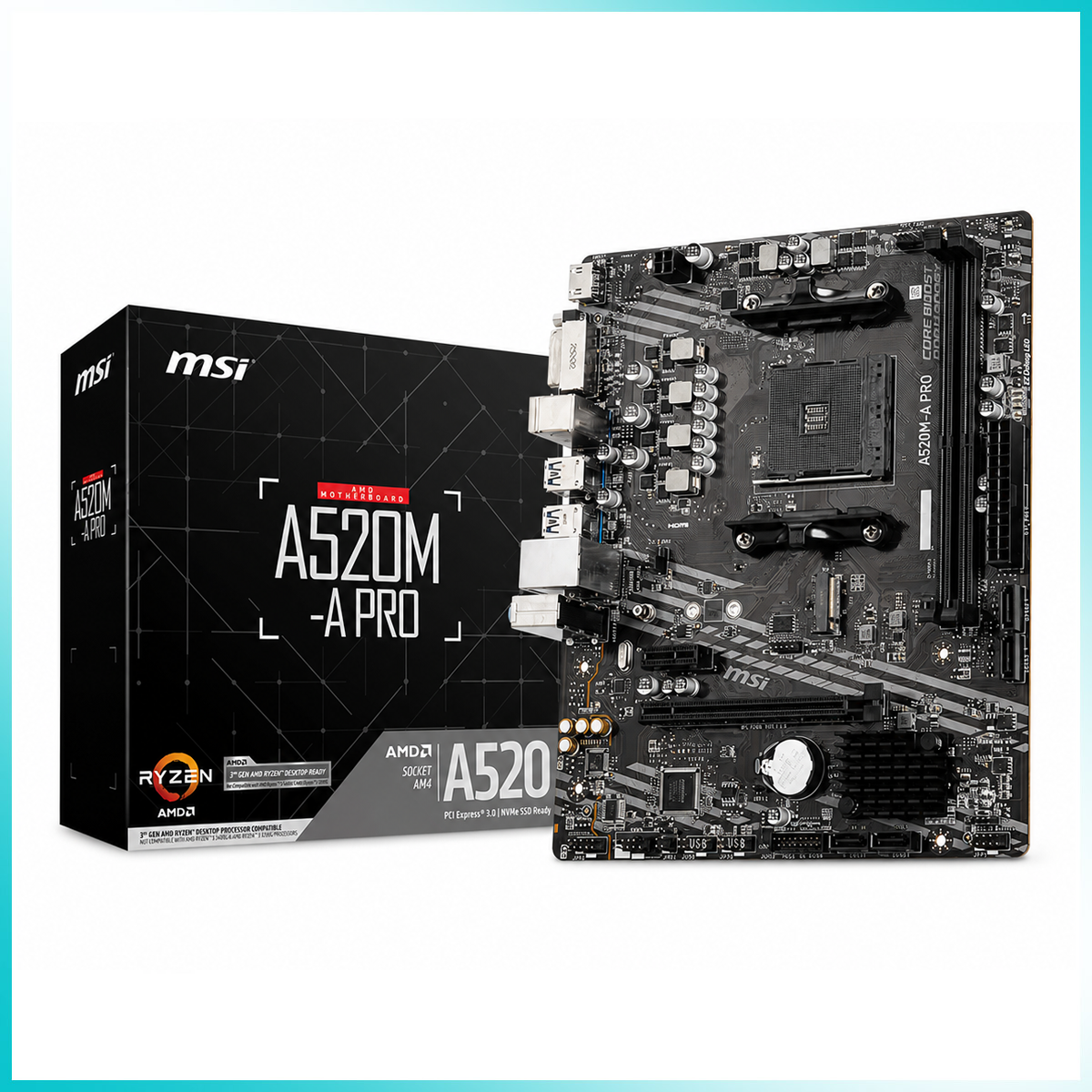 MSI A520M-A PRO Motherboard
