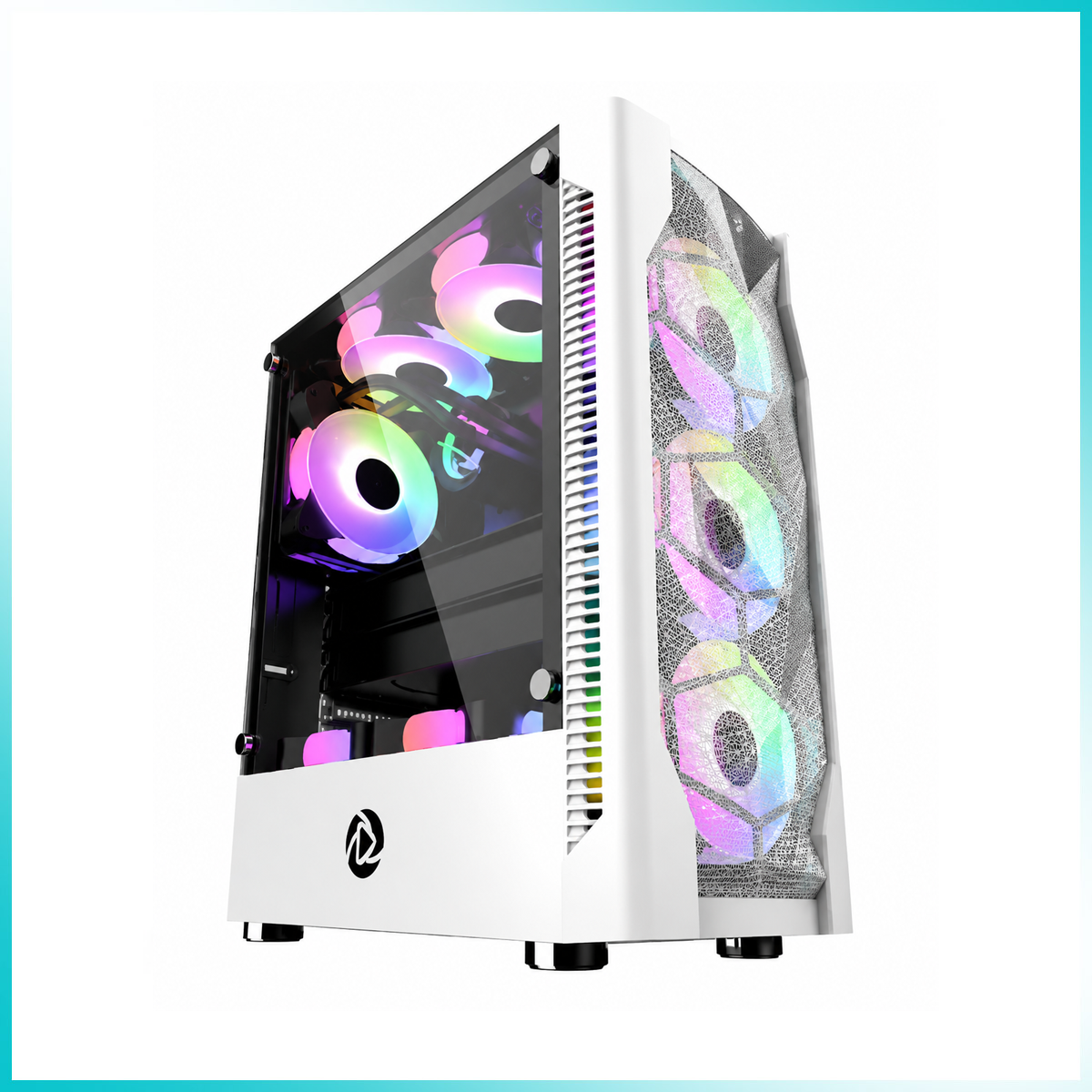 INPLAY METEOR 03 White Mid-Tower PC Case