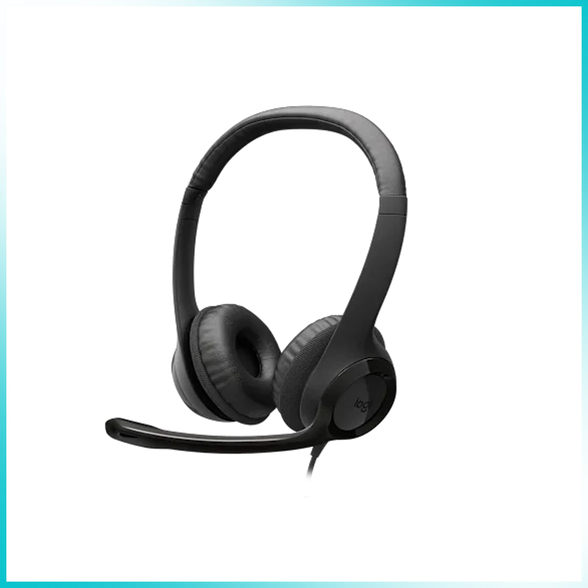 Logitech H390 USB Headset with Noise-Canceling Mic - Black