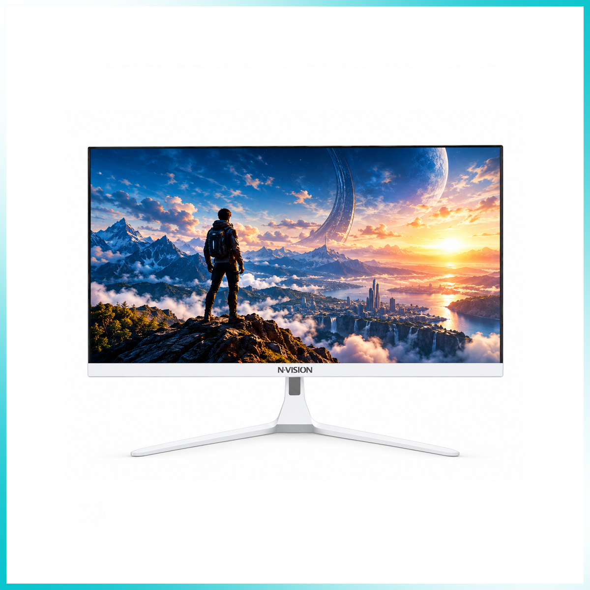 NVISION EG24SW-PRO 23.8" FHD 200Hz IPS White Gaming Monitor