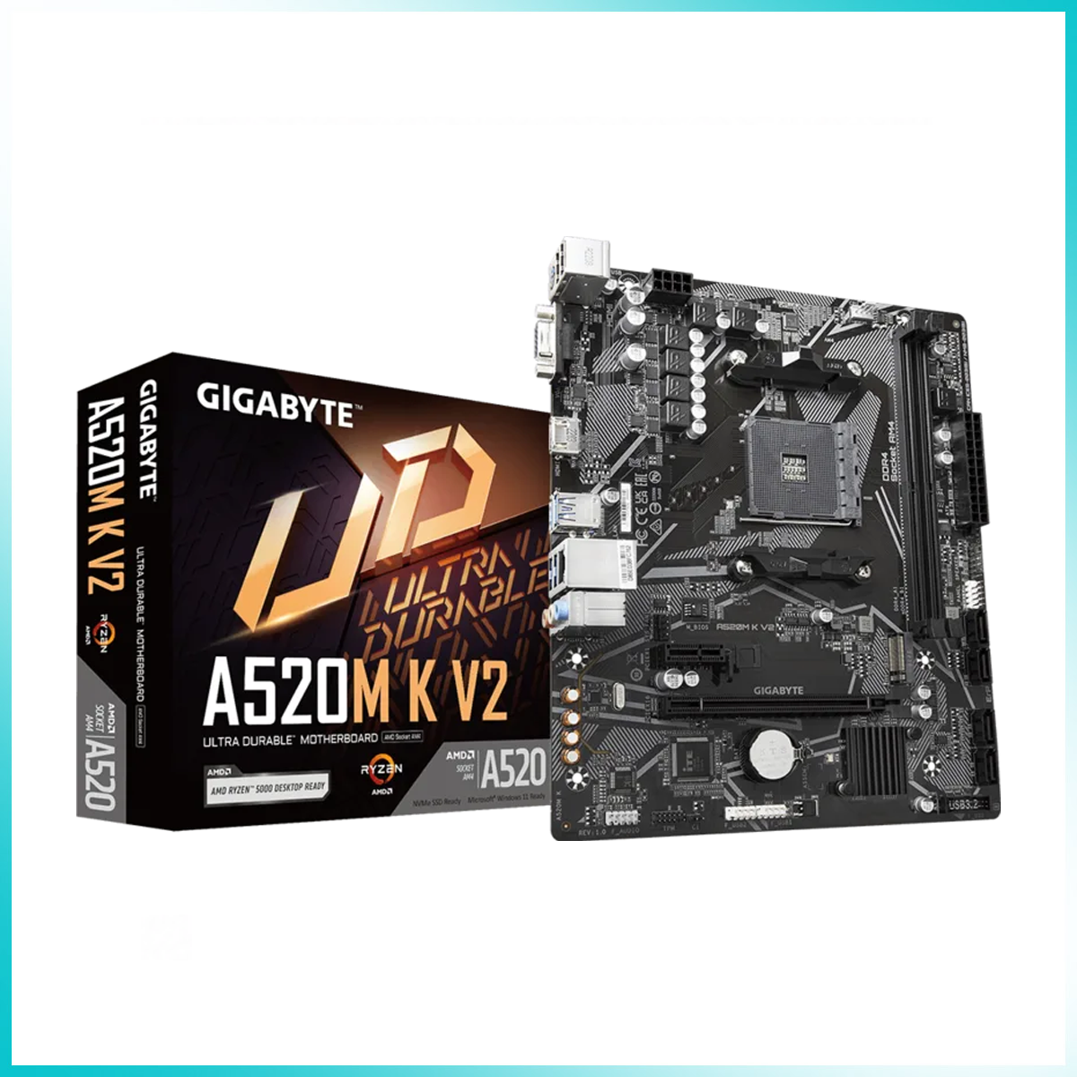 GIGABYTE A520M K V2 Motherboard