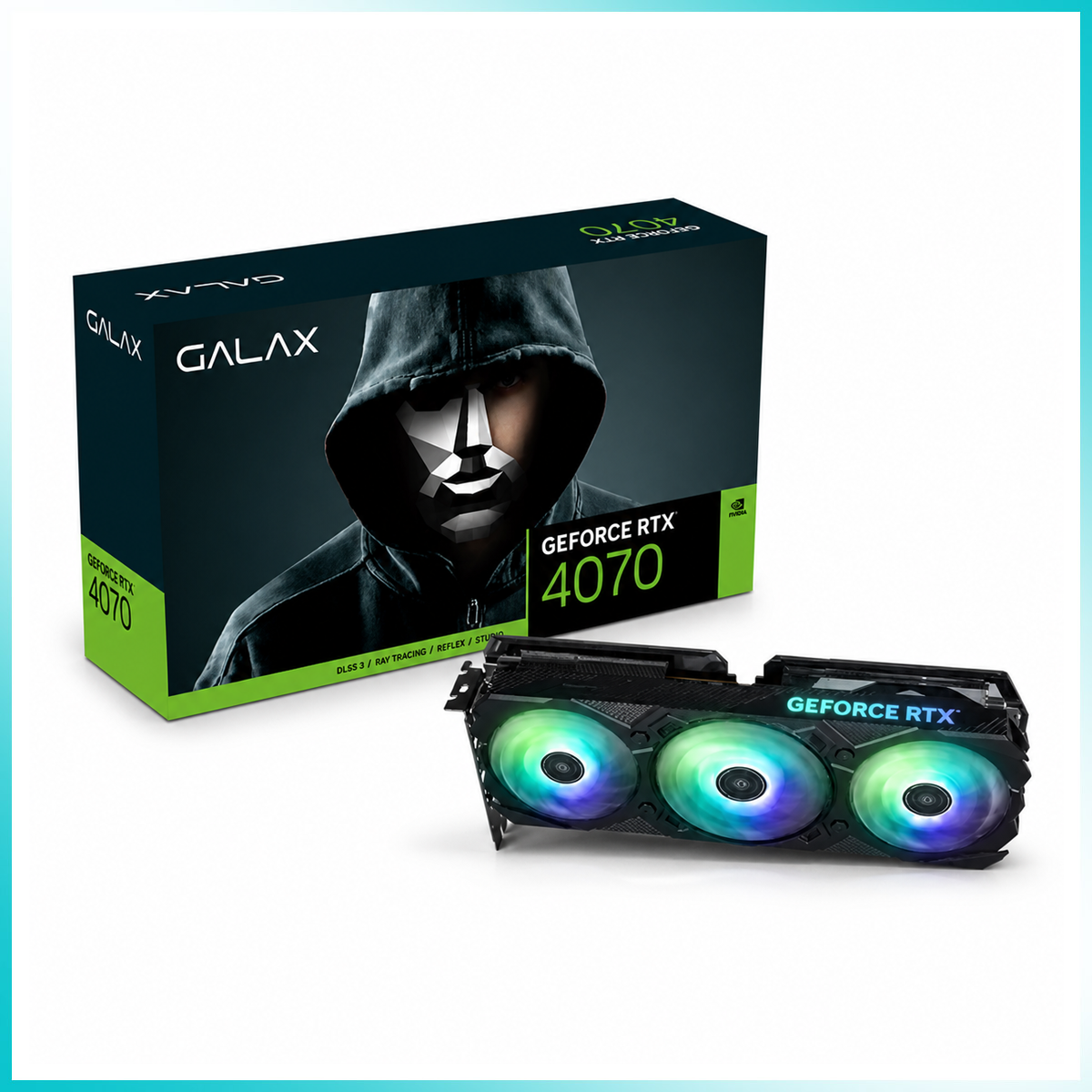 GALAX GeForce RTX 4070 EX Gamer 12GB GDDR6X Graphics Card