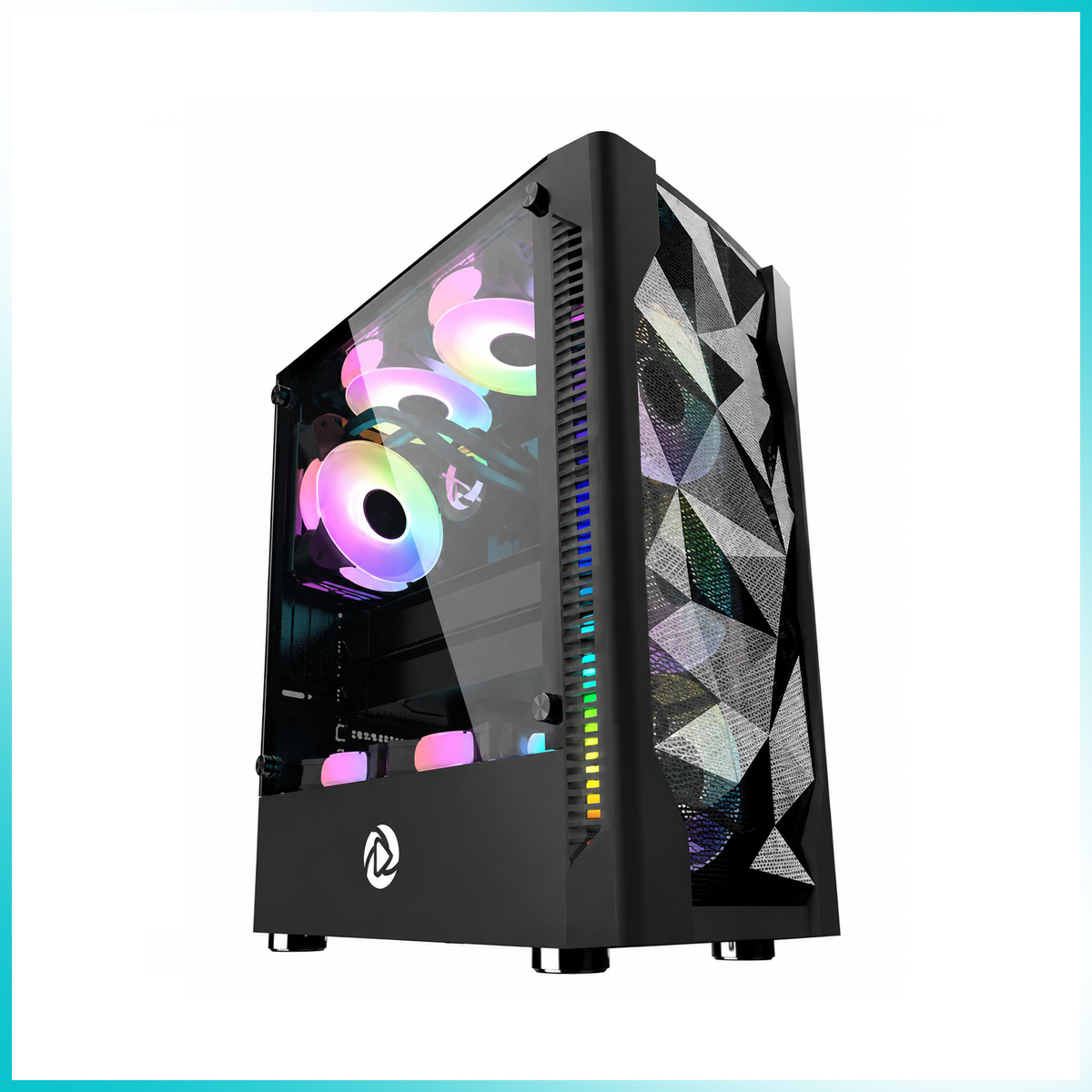 INPLAY METEOR 03 Black Mid-Tower PC Case