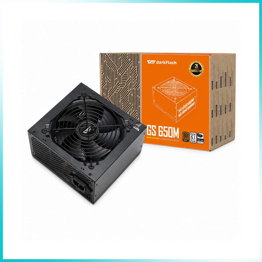 DARKFLASH GS650 650W 80 PLUS Bronze Full Modular Power Supply