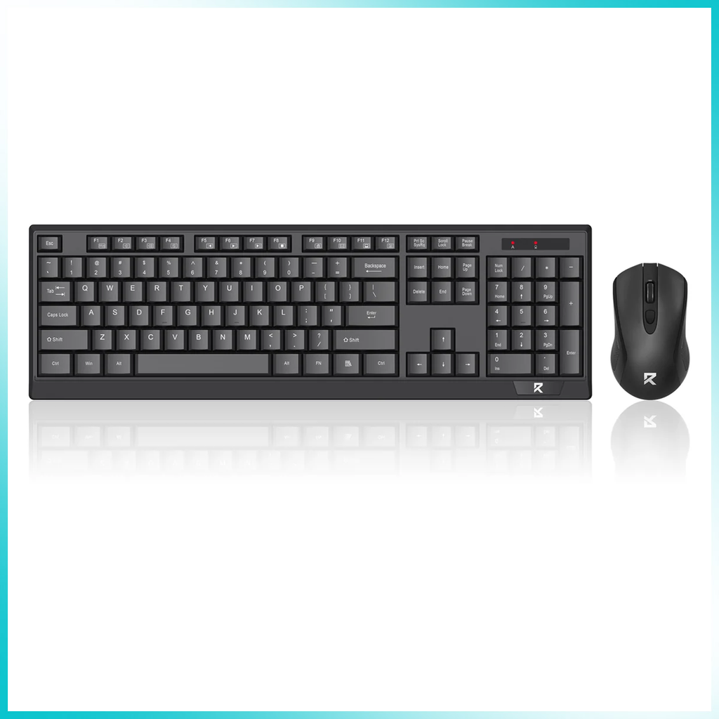 Redragon BS-8343A 2.4G Wireless Keyboard & Mouse Bundle Black