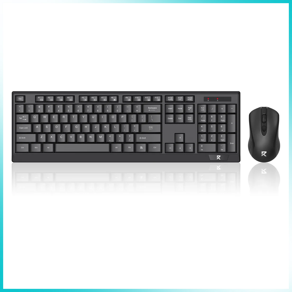 Redragon BS-8343A 2.4G Wireless Keyboard & Mouse Bundle Black