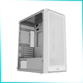 OCYPUS GAMMA C50 White High Airflow Front Panel Micro-ATX PC Case