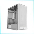 OCYPUS GAMMA C50 White High Airflow Front Panel Micro-ATX PC Case