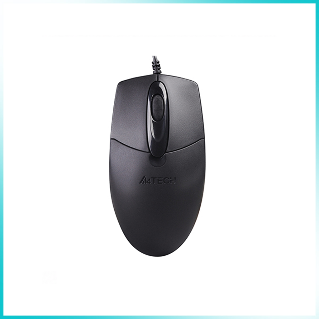 A4Tech OP-720 Optical USB Wired Mouse - Black