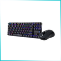 GOFREETECH MK600 87-Key RGB Mechanical Gaming Keyboard + M006 Wireless Optical Mouse Bundle