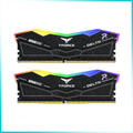 TEAMGROUP T-FORCE DELTA RGB Black 32GB (2x16GB) DDR5 6000MT/s Desktop Gaming Memory