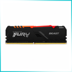 Kingston FURY Beast RGB 8GB DDR4 (KF432C16BBA/8) 3200MT/s DIMM Desktop Memory