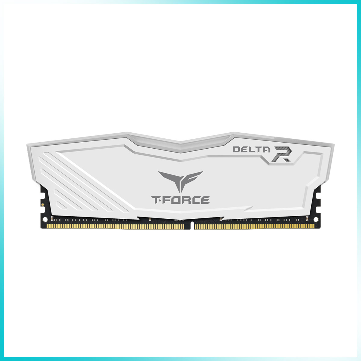 TEAMGROUP T-FORCE DELTA RGB White 8GB DDR4 3200MT/s DIMM Desktop Memory