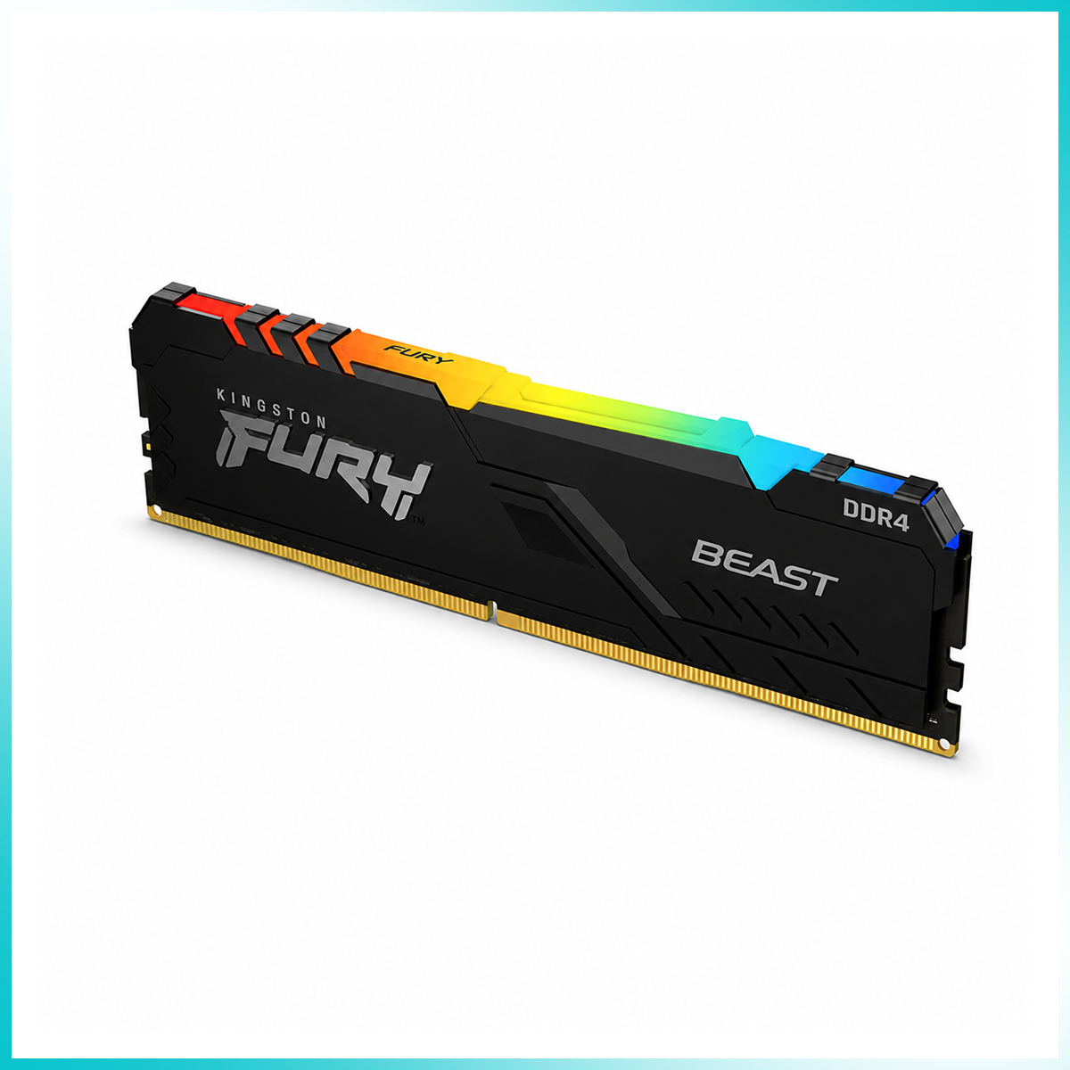 Kingston FURY Beast RGB 8GB DDR4 (KF432C16BBA/8) 3200MT/s DIMM Desktop Memory