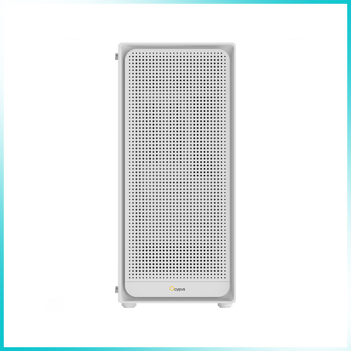OCYPUS GAMMA C50 White High Airflow Front Panel Micro-ATX PC Case