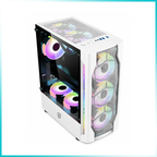 INPLAY METEOR 03 White Mid-Tower PC Case