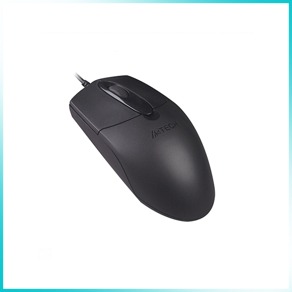 A4Tech OP-720 Optical USB Wired Mouse - Black