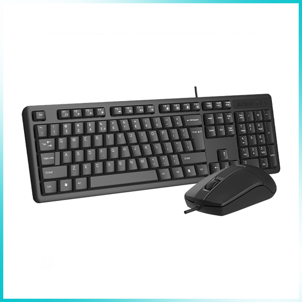 A4Tech KRS-3330 USB Wired Keyboard with Mouse