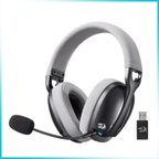 Redragon H878BG Skuld Pro Tri-Mode Black + Gray Wireless Gaming Headset