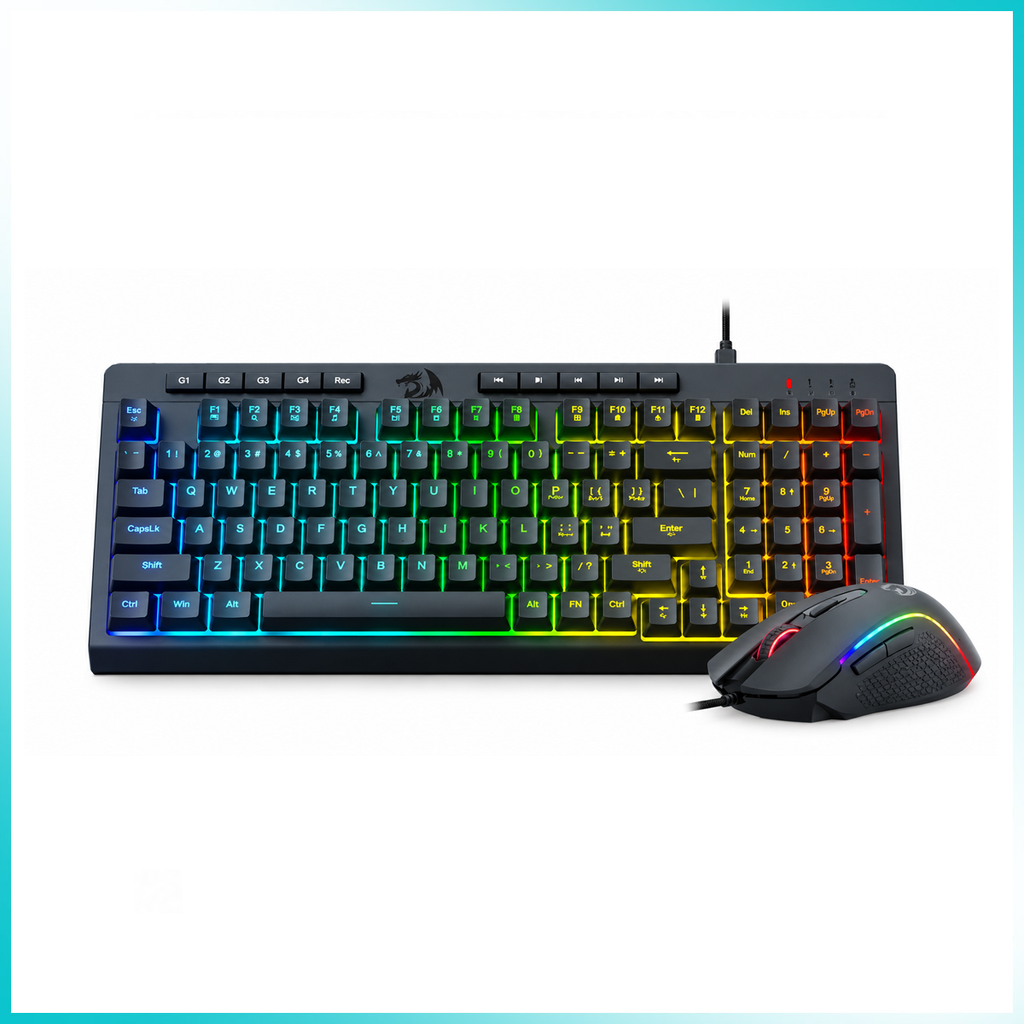 Redragon S141 RYLO RGB Gaming Keyboard & Mouse Combo