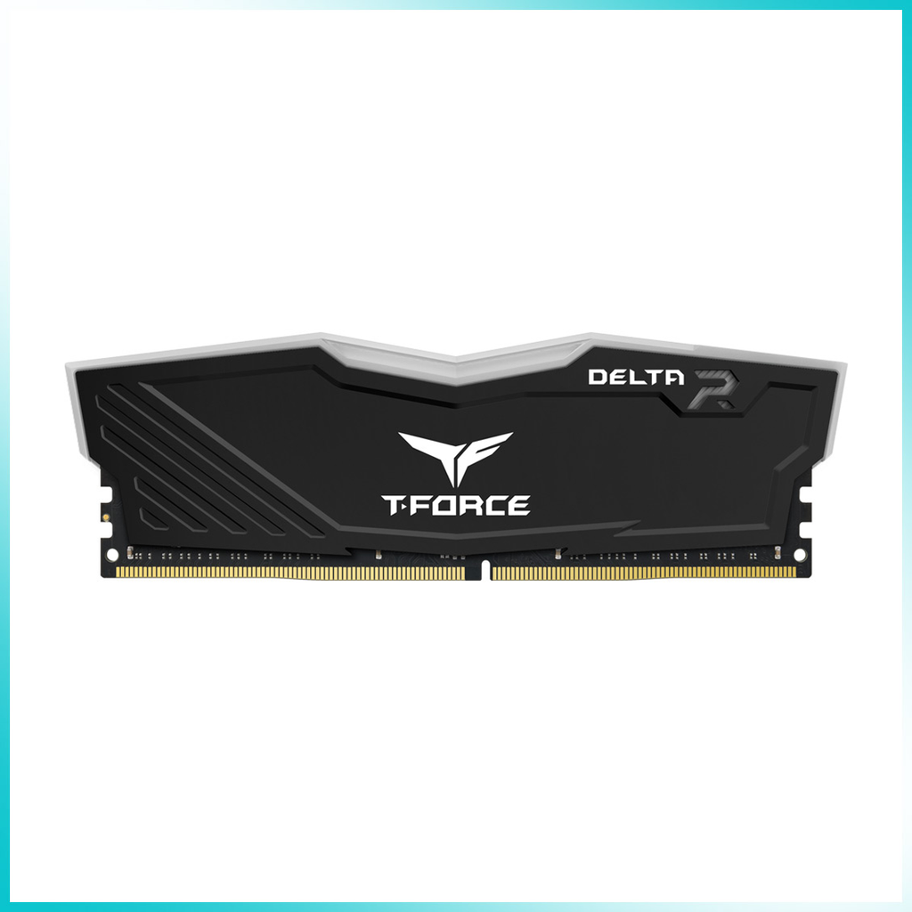TEAMGROUP T-FORCE DELTA RGB Black 16GB (2x8GB) DDR4 3600MT/s Desktop Gaming Memory