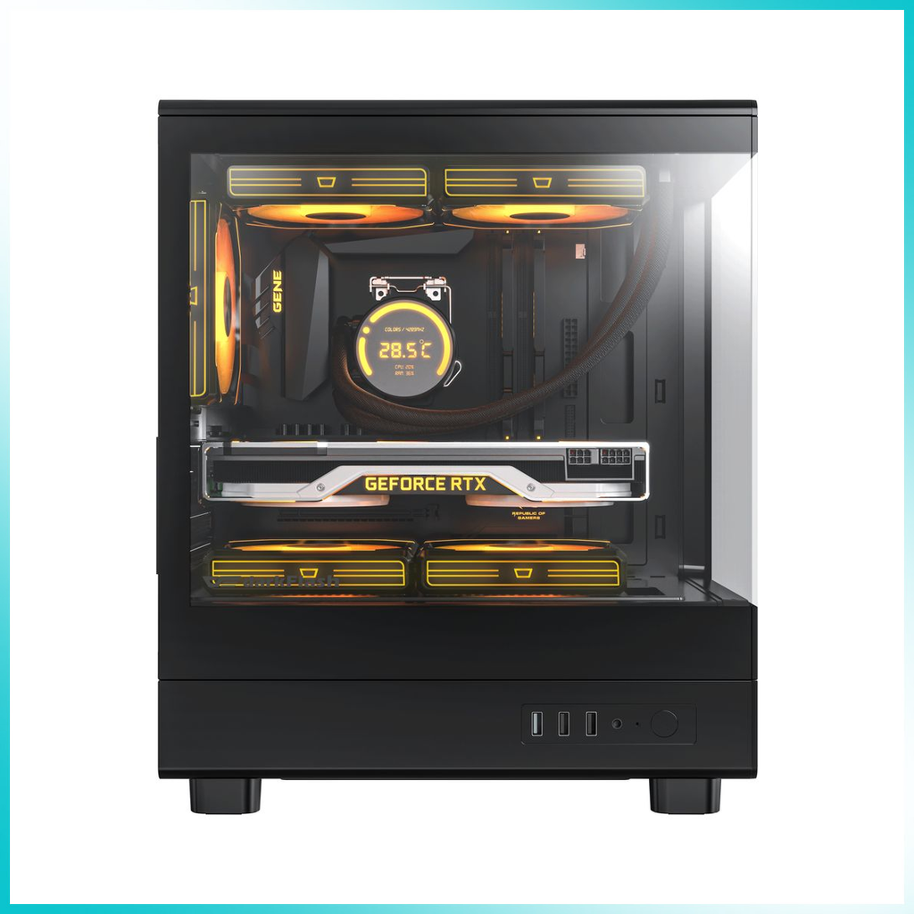 DARKFLASH DB330M Black Micro-ATX PC Case