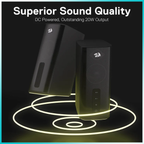 Redragon GS814 Connie Black 20W PC Gaming Speakers