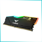 TEAMGROUP T-FORCE DELTA RGB Black 16GB (2x8GB) DDR4 3600MT/s Desktop Gaming Memory