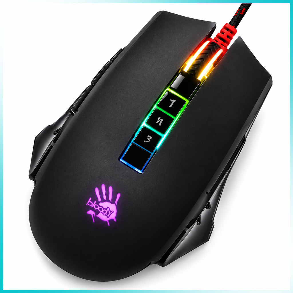 A4Tech Bloody P85 Sports RGB Gaming Mouse