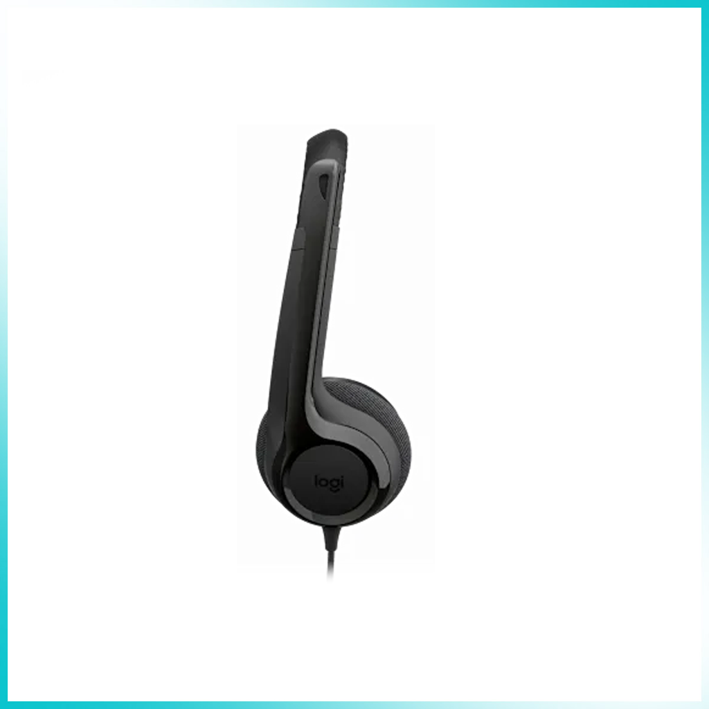 Logitech H390 USB Headset with Noise-Canceling Mic - Black