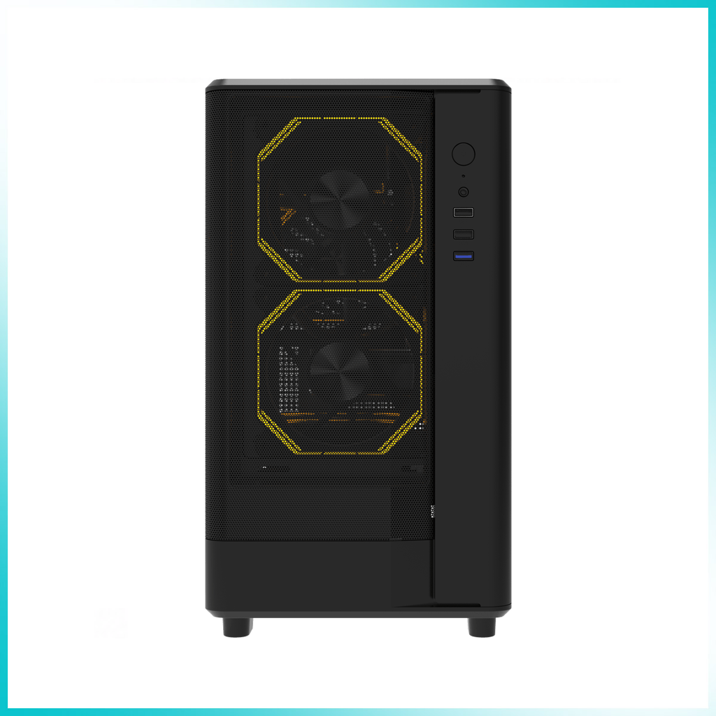 DARKFLASH DB330M Mesh Black Micro-ATX PC Case
