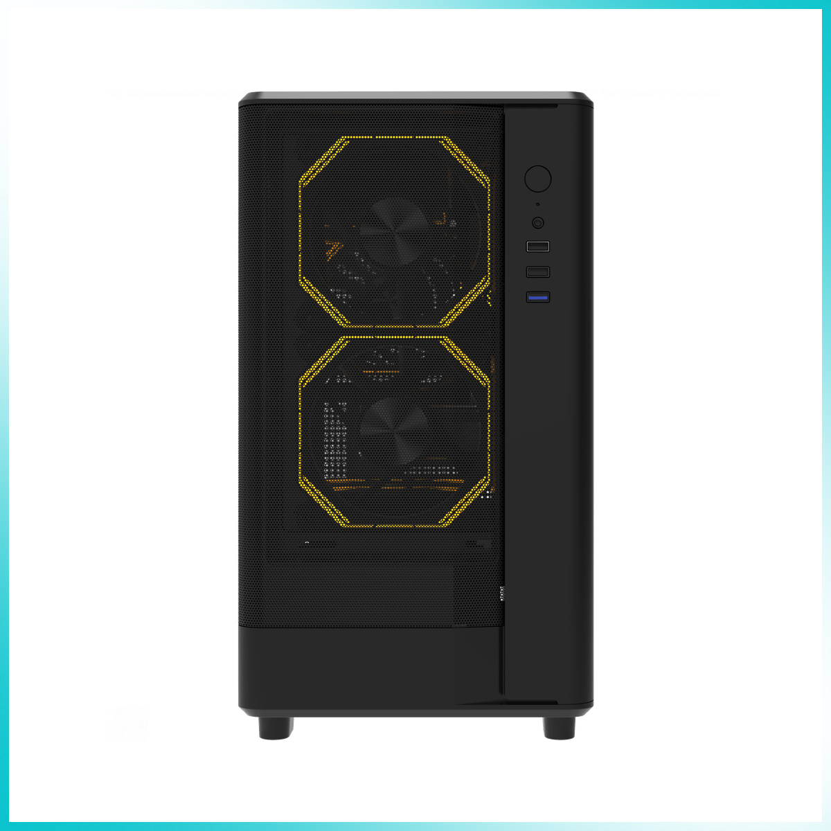 DARKFLASH DB330M Mesh Black Micro-ATX PC Case