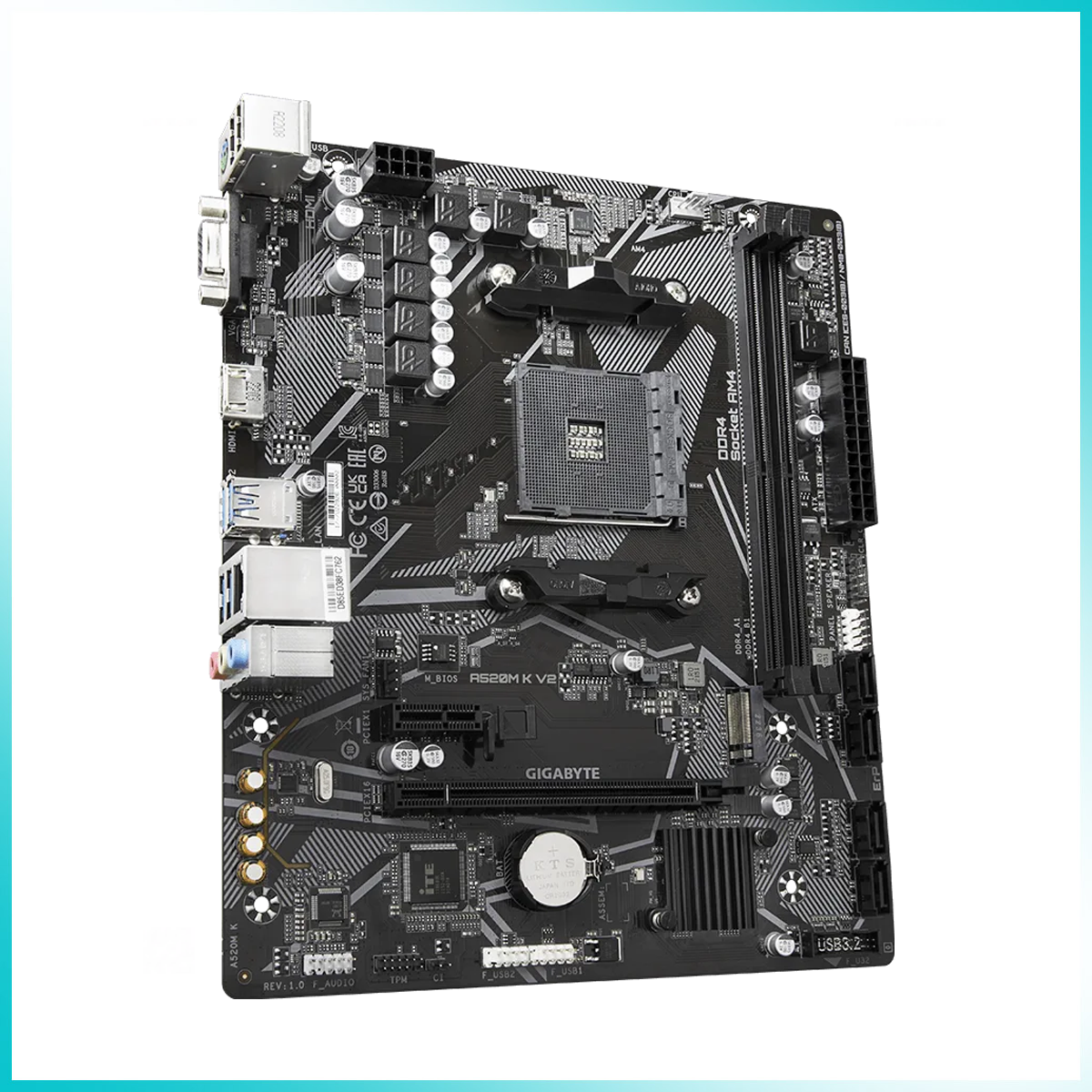 GIGABYTE A520M K V2 Motherboard