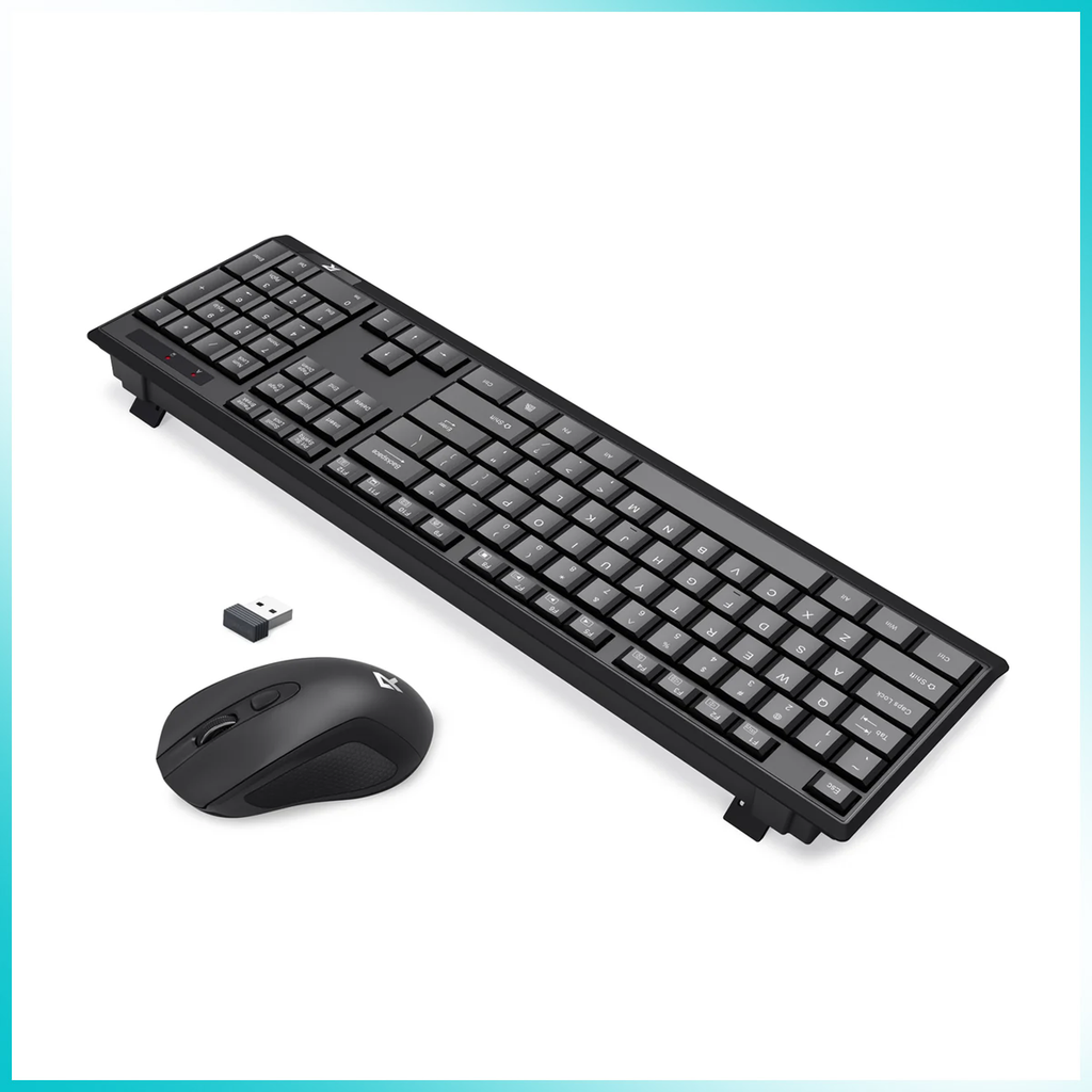 Redragon BS-8343A 2.4G Wireless Keyboard & Mouse Bundle Black