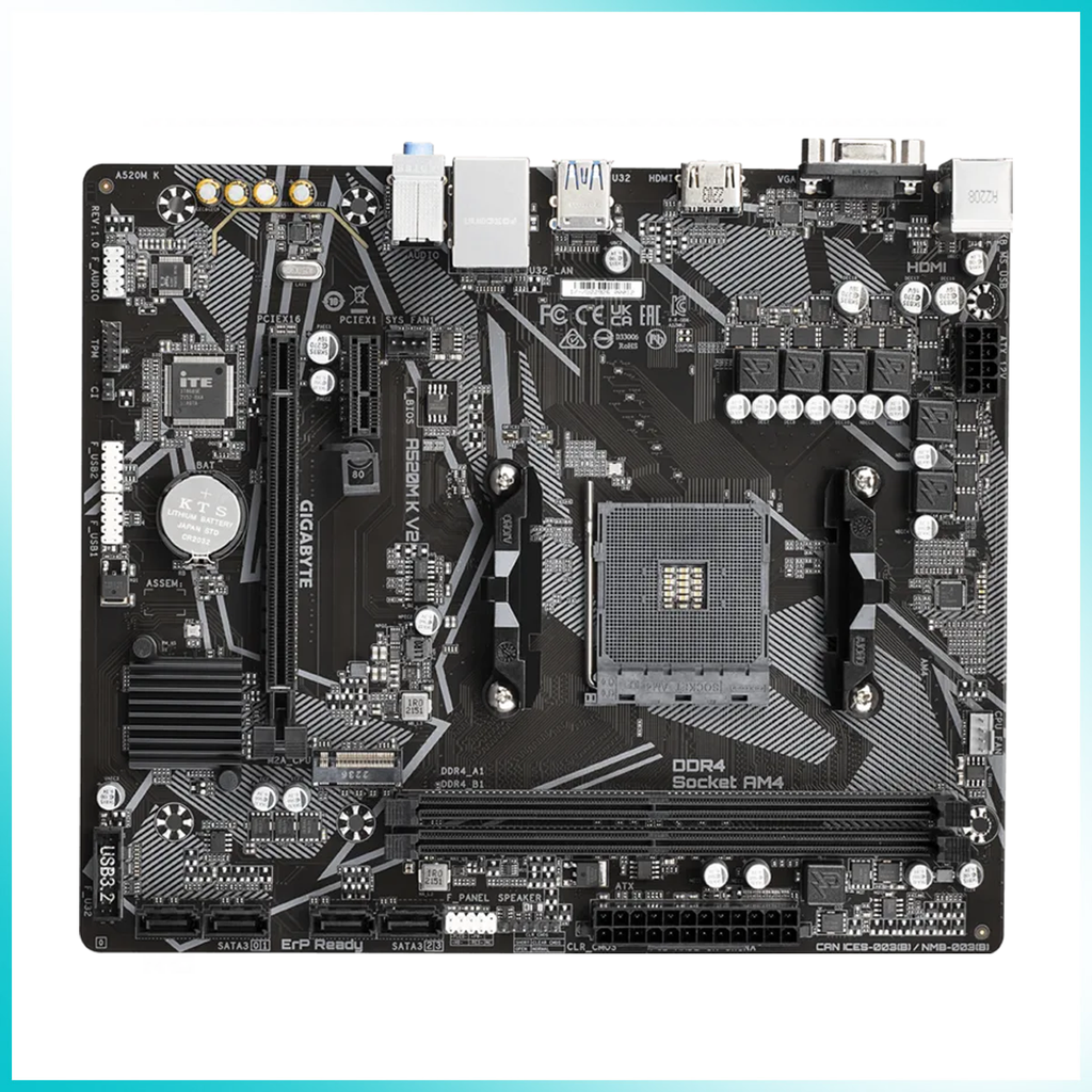 GIGABYTE A520M K V2 Motherboard