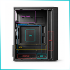 ANTEC VX10M Black Micro-ATX Mini Tower PC Case