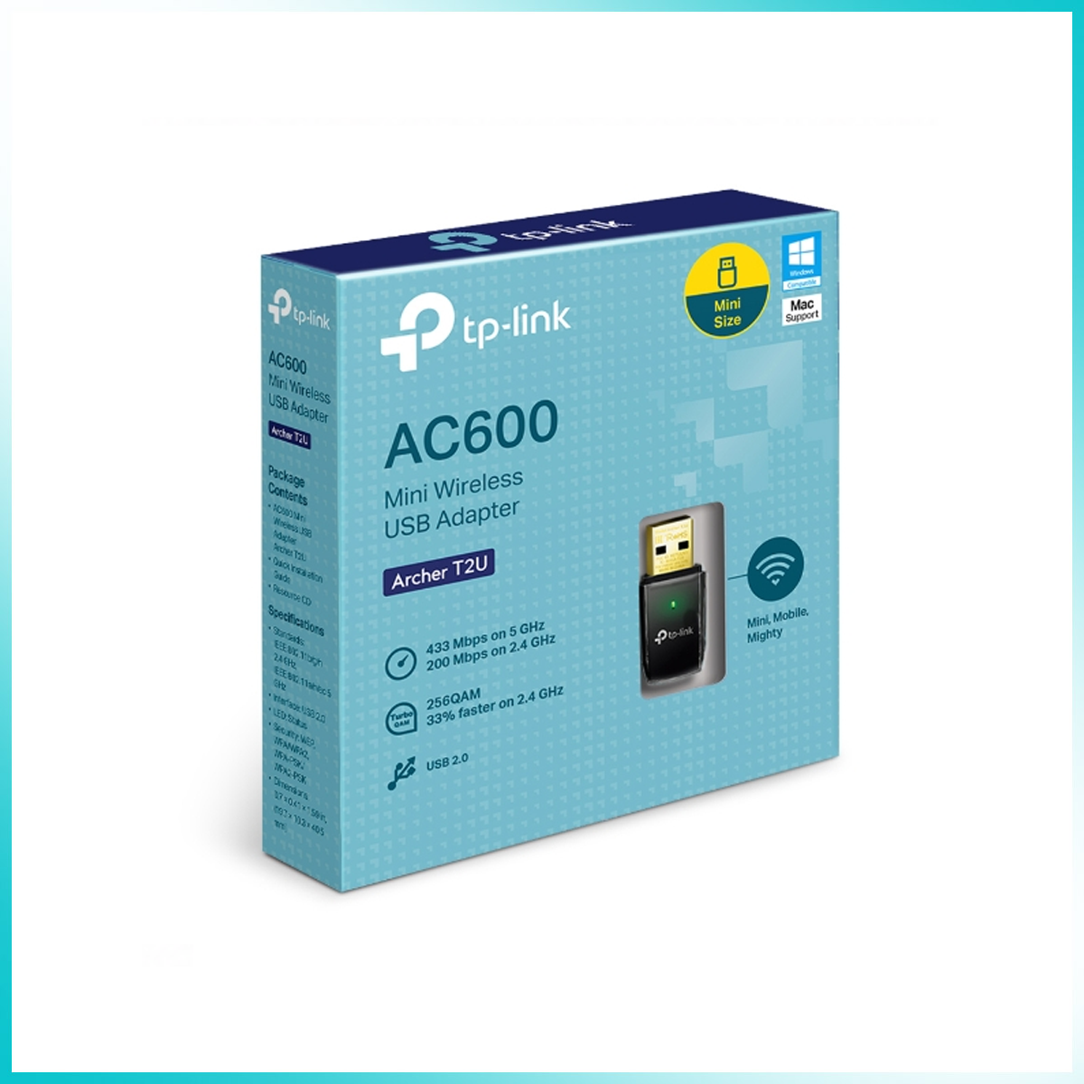 TP-Link Archer T2U AC600 Dual Band Wireless USB Adapter