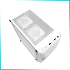 DARKFLASH DK150 White PC Case with 3PCS 120mm RGB Fans