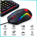 Redragon S141 RYLO RGB Gaming Keyboard & Mouse Combo
