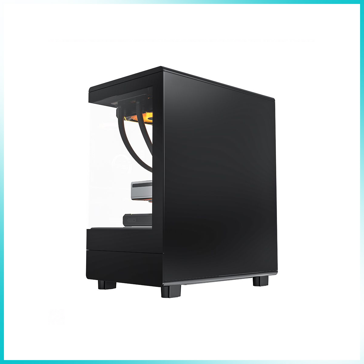 DARKFLASH DB330M Black Micro-ATX PC Case