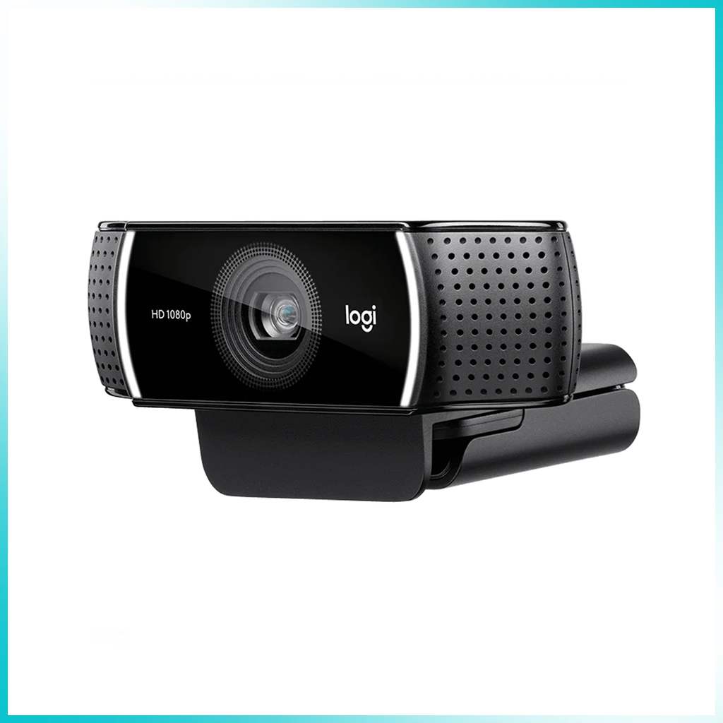 Logitech C922 Pro Stream Full HD 1080p Webcam with Stereo Microphones - Black