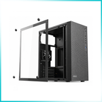 ANTEC VX10M Tempered Glass Black Micro-ATX Mini Tower PC Case