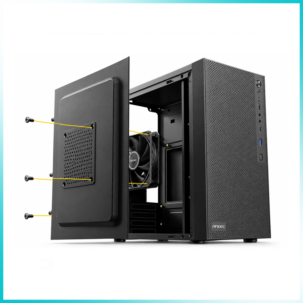 ANTEC VX10M Black Micro-ATX Mini Tower PC Case
