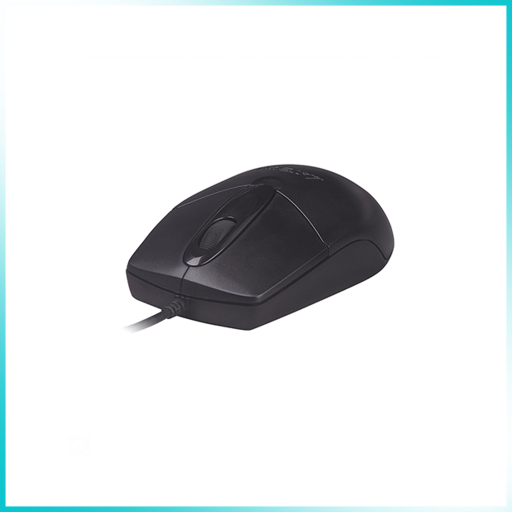 A4Tech OP-720 Optical USB Wired Mouse - Black