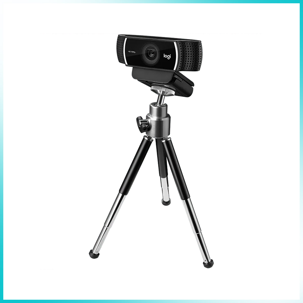 Logitech C922 Pro Stream Full HD 1080p Webcam with Stereo Microphones - Black
