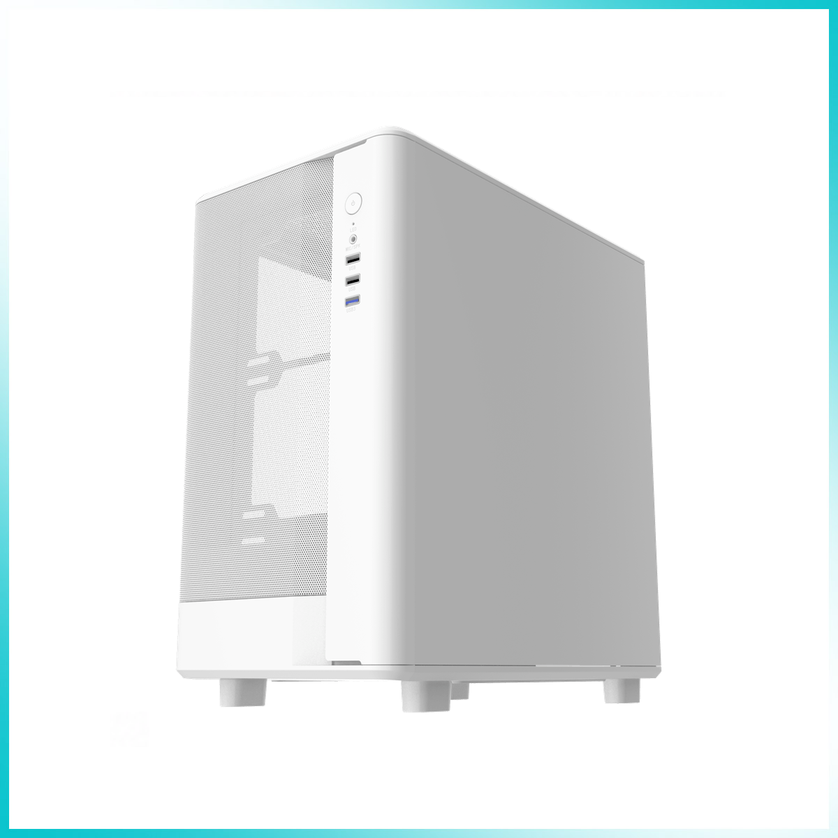 DARKFLASH DB330M Mesh White Micro-ATX PC Case