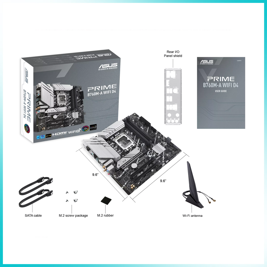 ASUS PRIME B760M-A WIFI D4 Motherboard