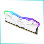 TEAMGROUP T-FORCE DELTA RGB White 16GB DDR5 6000MT/s Desktop Gaming Memory