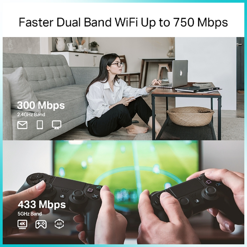TP-Link RE215 AC750 Dual-Band Mesh Wi-Fi Range Extender