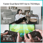 TP-Link RE215 AC750 Dual-Band Mesh Wi-Fi Range Extender